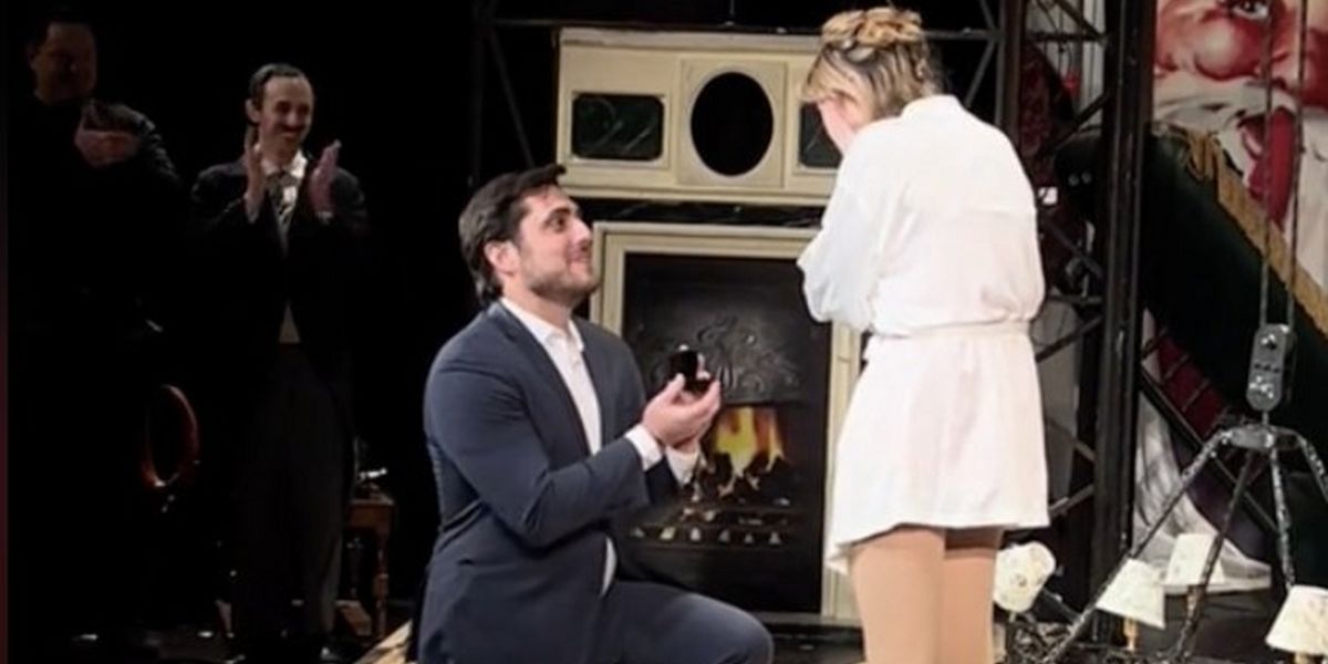 Video: THE PLAY THAT GOES WRONG Star Maggie Weston Gets Surprise On-Stage Proposal