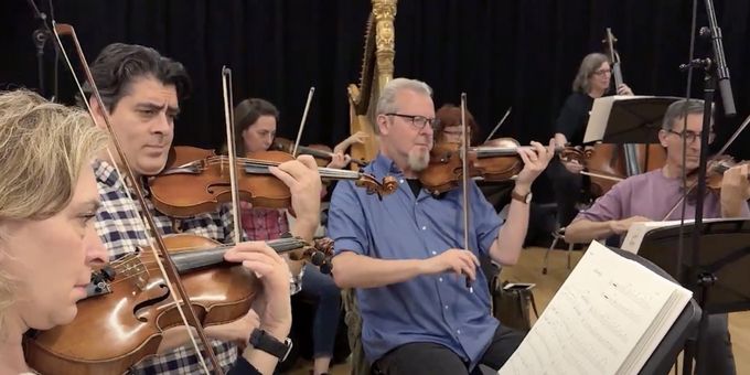 Video: Watch the 30-Piece Encores! Orchestra Rehearse TITANIC