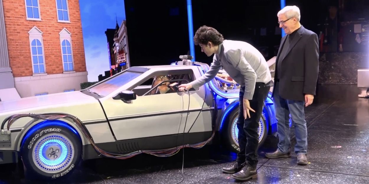 Video: Take a Ride in the DeLorean at BACK TO THE FUTURE on Broadway Video