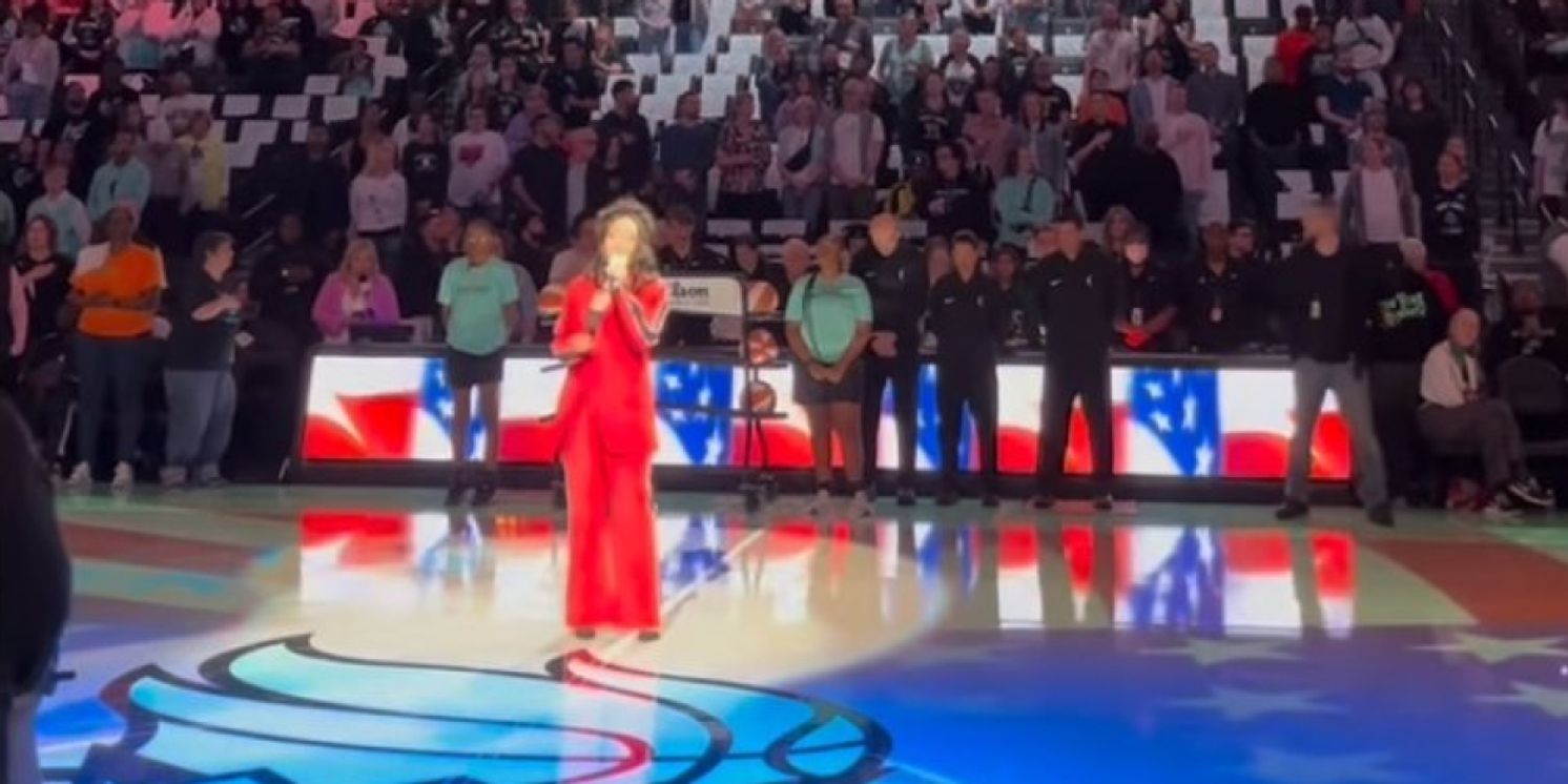 Video: Tamika Lawrence Performs the National Anthem for the New York Liberty  Image