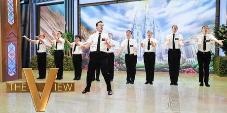 Video: THE BOOK OF MORMON Broadway Cast Performs 'Two by Two' on THE VIEW Photo