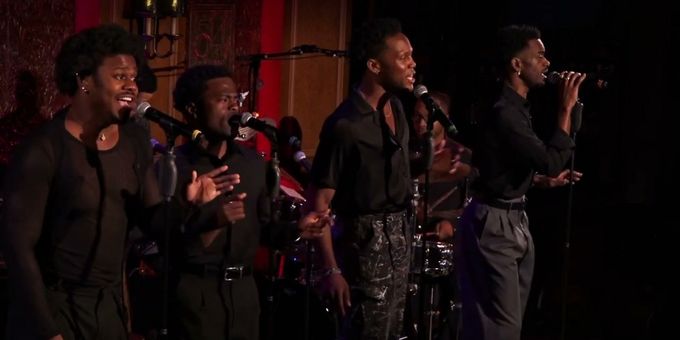 Video: Treston J Henderson, Jay Copeland, Eric Shawn, & Terrence Williams Jr sing 'On Broadway' at 54 Below