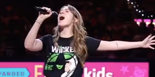 Video: WICKED's Carly Augenstein Performs 'Defying Gravity' at Indiana Fever Game