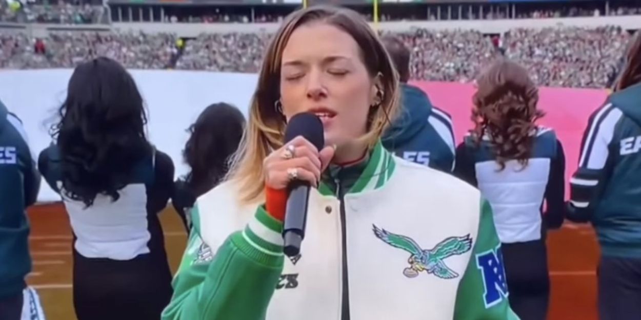 Video: WICKED's Mary Kate Morrissey Performs National Anthem at NFC Championship Game Video