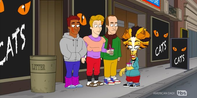 Video: Watch AMERICAN DAD Parody CATS In New Clip As Roger Tries to Fulfill His West End Dreams
