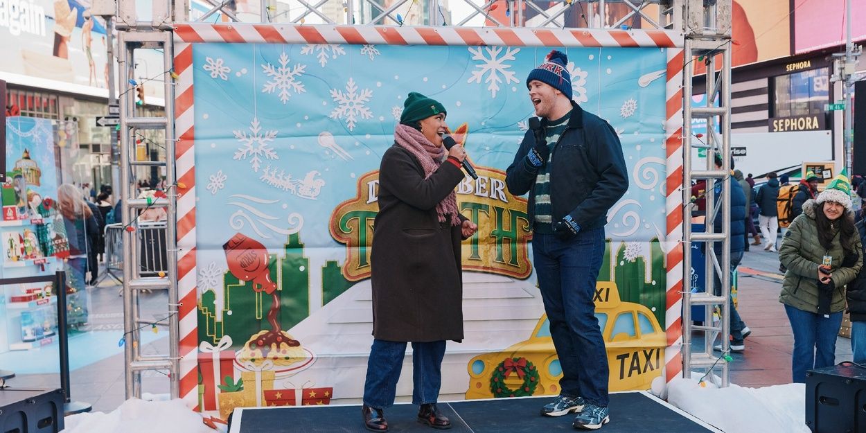 Video: Watch Grey Henson and Cameron Anika Hill Sing ELF in Times Square Video