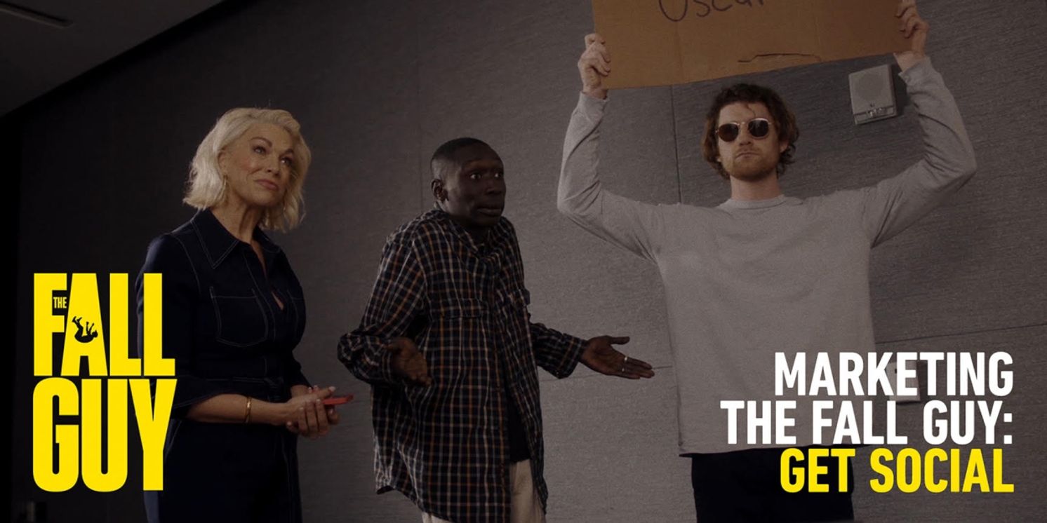 Video: Watch Hannah Waddingham Take Over Marketing for THE FALL GUY  Image