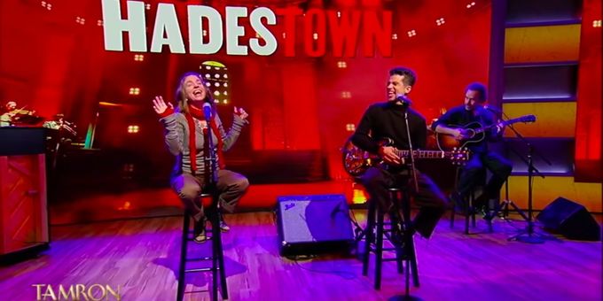 Video: Watch Jordan Fisher & Ani DiFranco Perform From HADESTOWN on TAMRON HALL