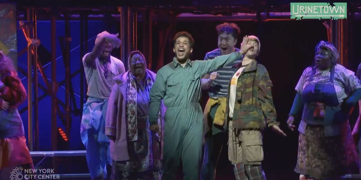 Video: Watch Jordan Fisher Sing 'Run, Freedom, Run!' in URINETOWN at Encores! Video