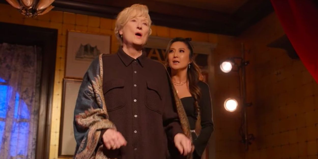 Video: Meryl Streep & Ashley Park Sing an ONLY MURDERS IN THE BUILDING Song By Sara… Video
