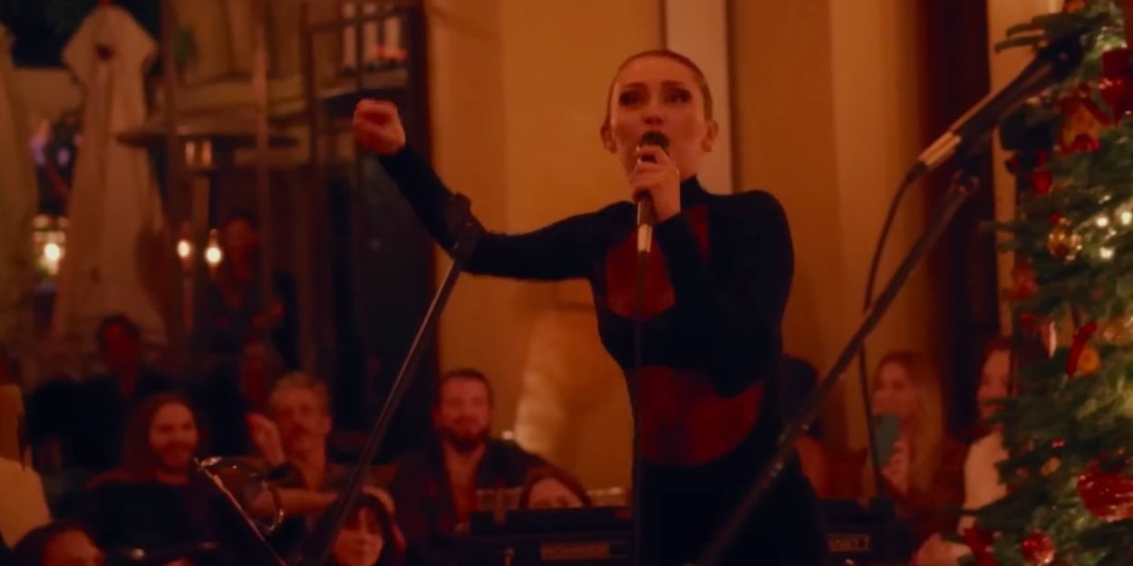 Video: Watch Miley Cyrus Sing 'Jingle Bells' at Chateau Marmont Video
