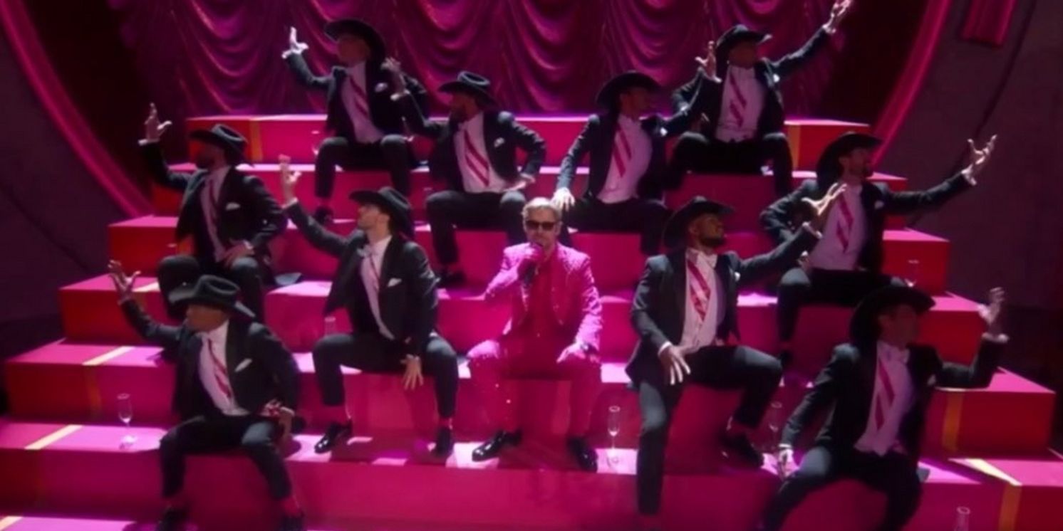 Video: Watch Ryan Gosling Perform 'I'm Just Ken' From BARBIE at the Oscars  Image