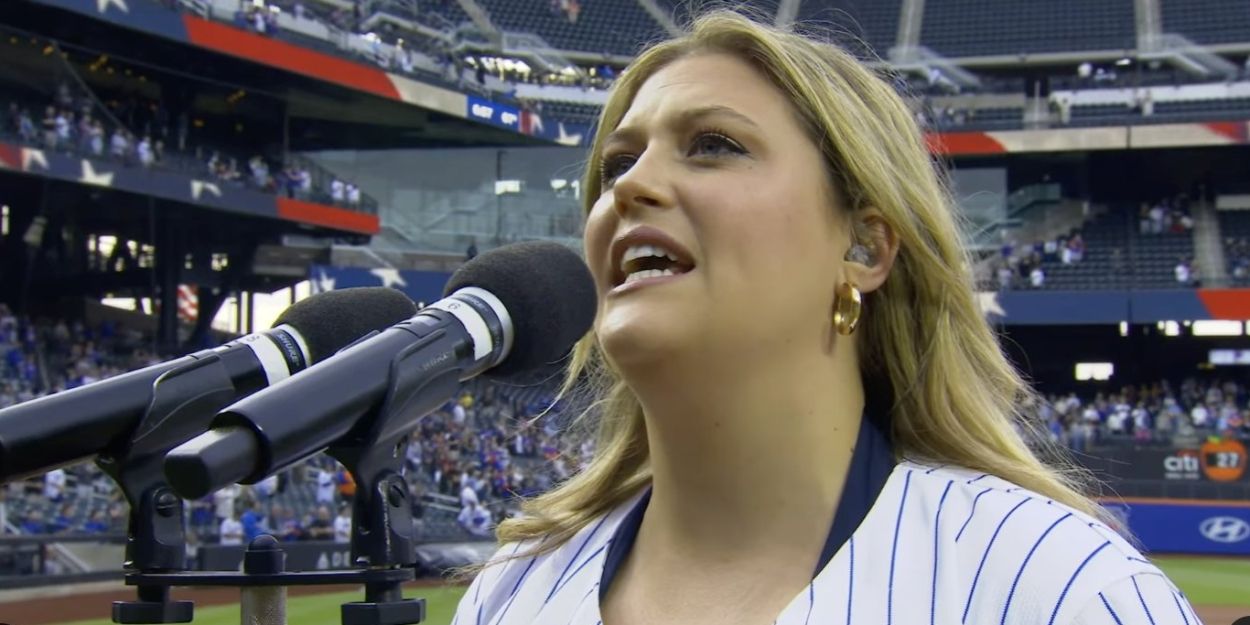 Video: Watch SMASH Star Bella Coppola Perform the National Anthem at the Mets Game Video
