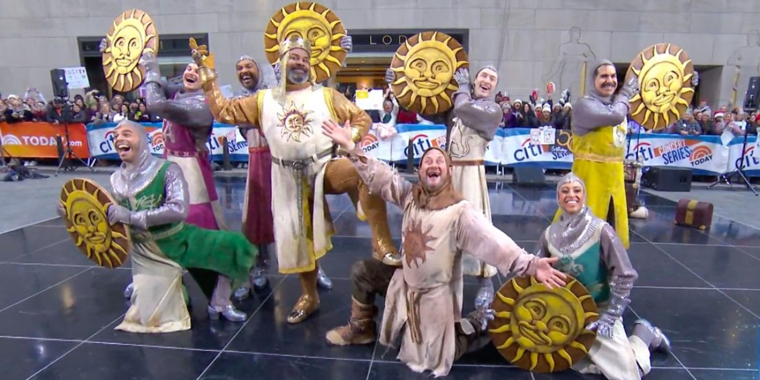 Video: Watch SPAMALOT Perform 'Always Look on the Bright Side of Life' on the TODAY SHOW  Image