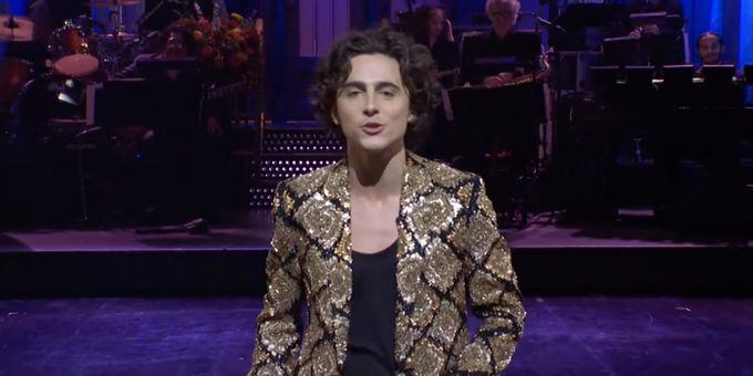 Video: Watch Timothée Chalamet Sing and Rap in SATURDAY NIGHT LIVE Monologue