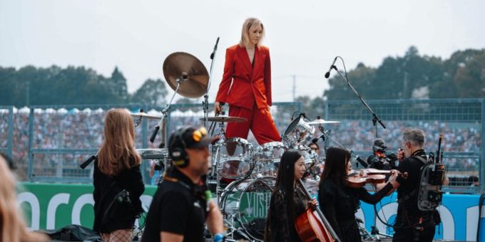 Video: Watch YOSHIKI Perform Japanese National Anthem at 2026 F1 Japanese Grand Prix