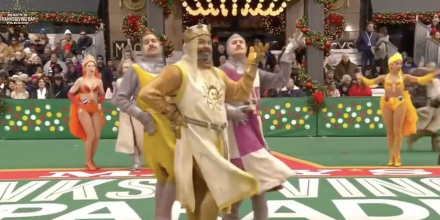 Video: Watch the Cast of SPAMALOT Perform at the Macy's Thanksgiving Day Parade  Image