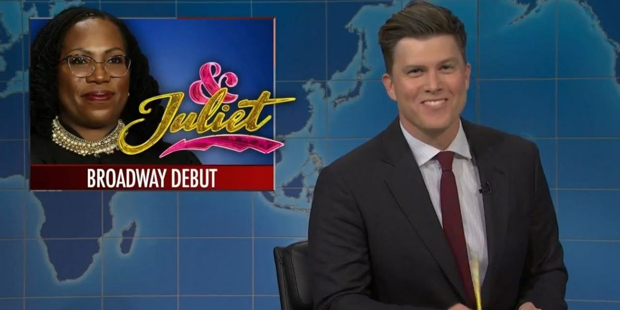 Video: Ketanji Brown Jackson's Broadway Debut in & JULIET Mentioned on SNL's Weekend… Video