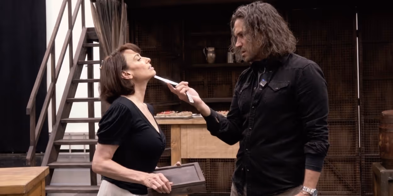 Exclusive: Will Swenson & Lesli Margherita In Rehearsals For SWEENEY TODD Video