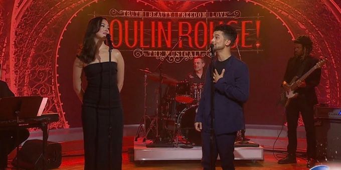 Video: MOULIN ROUGE! Stars Solea Pfeiffer & Jordan Fisher Perform 'Your Song' on TODAY