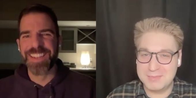 Video: Zachary Quinto Talks Working with Janet McTeer and Mandy Patinkin in THE ARTIST