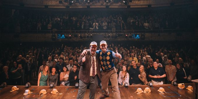 Video: Watch Josh Gad and Andrew Rannells Take First Bows in GUTENBERG! THE MUSICAL!