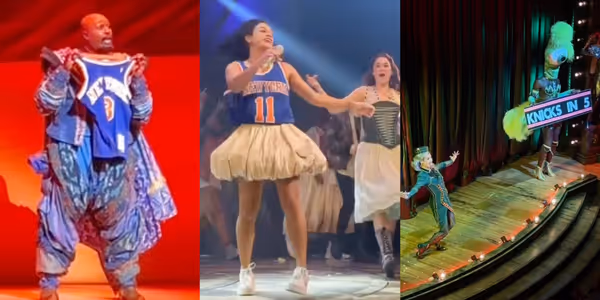Videos: Broadway Celebrates the Knicks Win at ALADDIN, ROCKY HORROR & More Photo