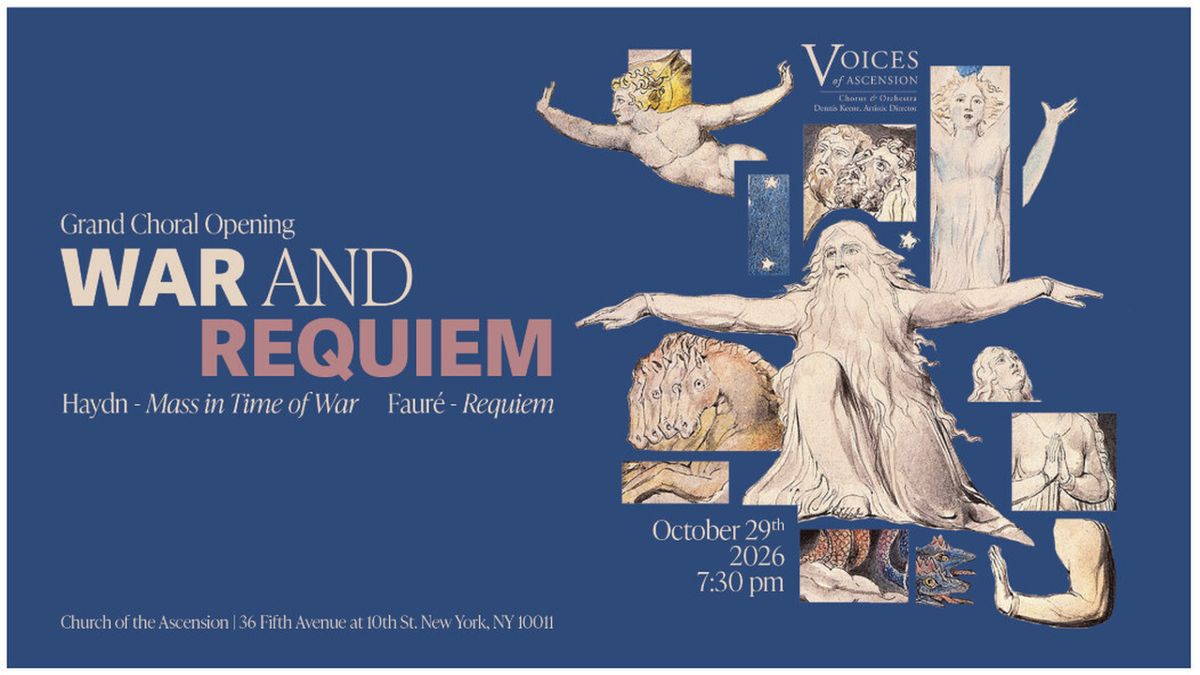 WAR & REQUIEM to Launch Voices Of Ascension 2026-2027 Season