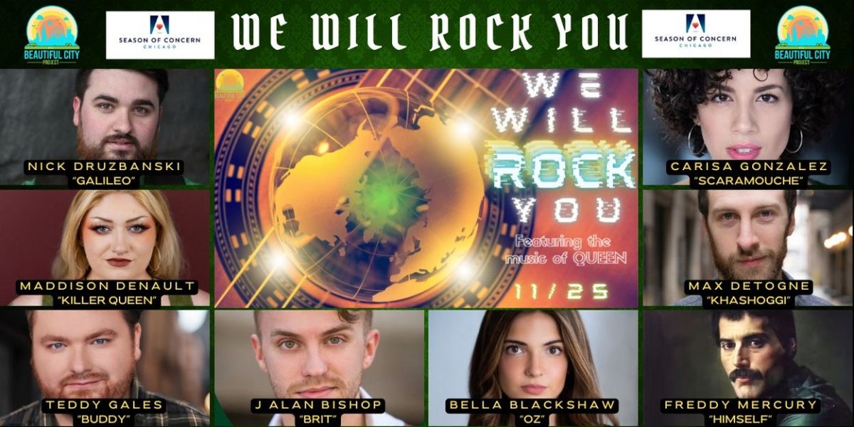 WE WILL ROCK YOU to be Presented for One Night Only by The Beautiful City Project