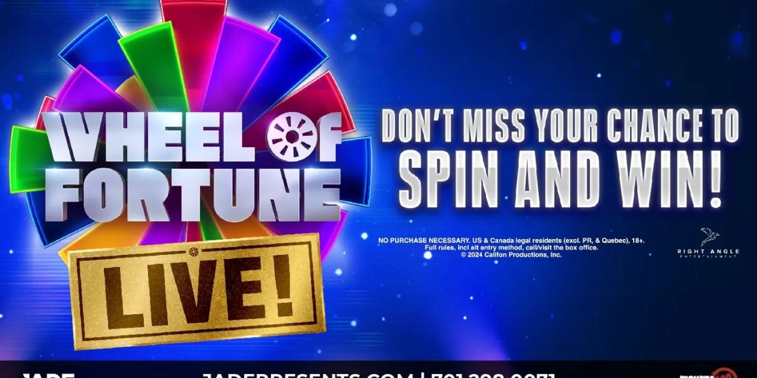 WHEEL OF FORTUNE LIVE! Comes to the Fargo Theatre Next Month  Image