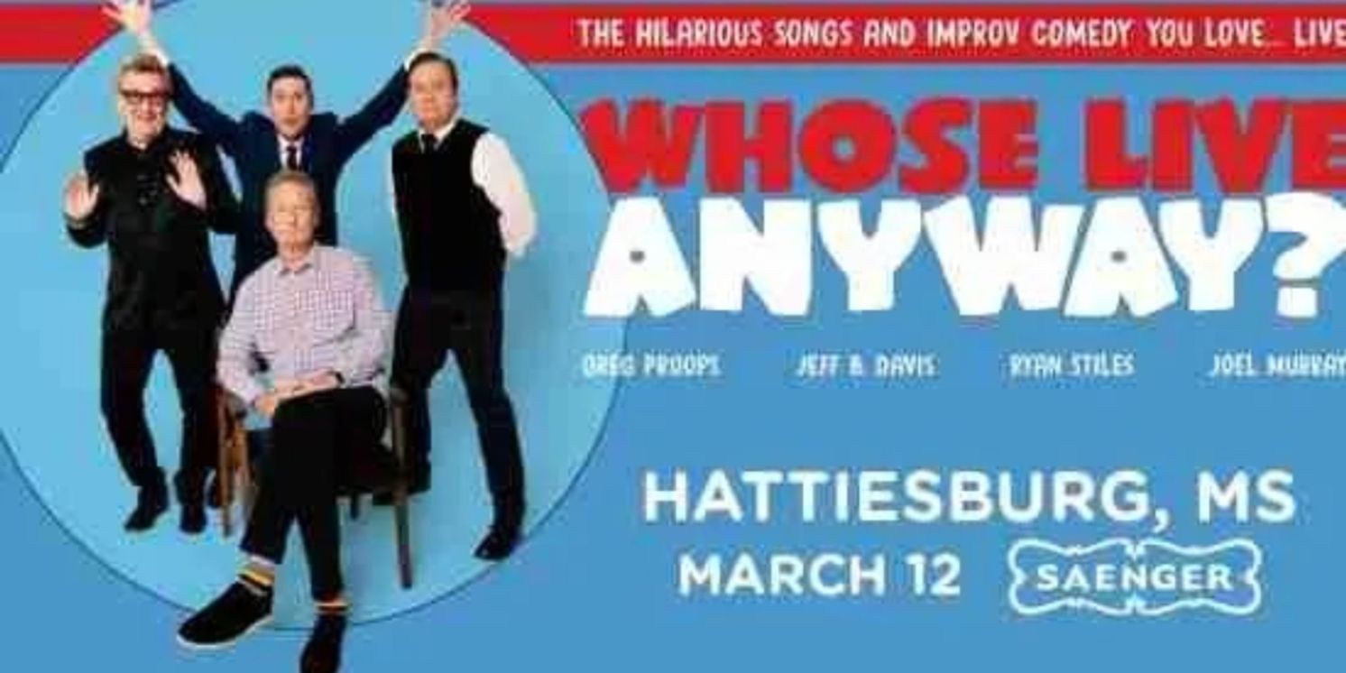 WHOSE LIVE ANYWAY? Comes to the Saenger Theater  Image