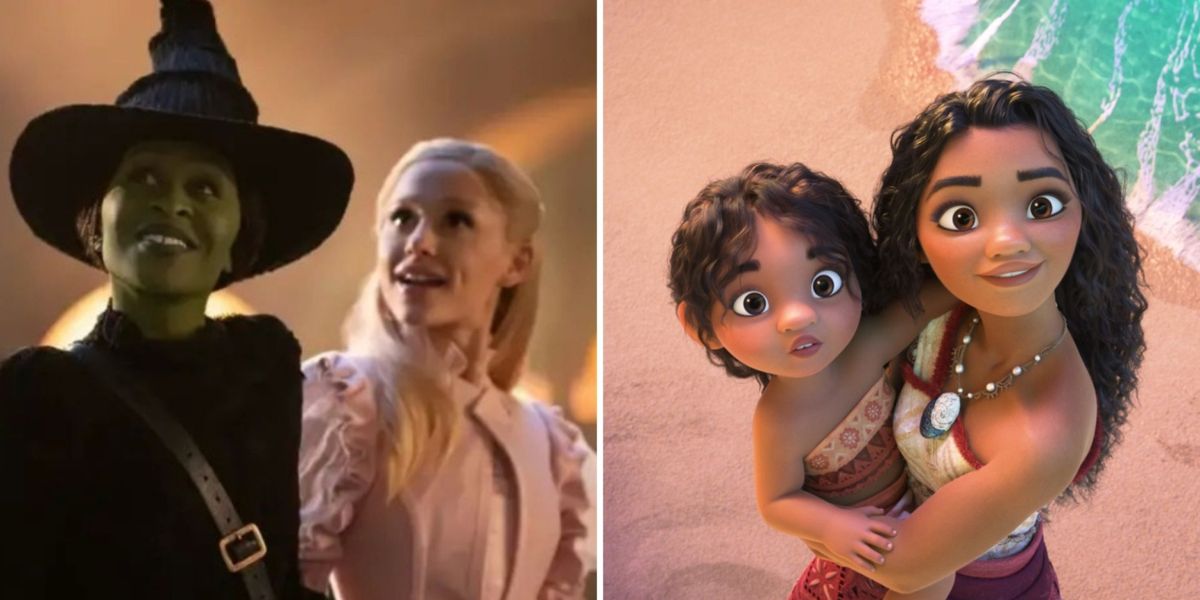 WICKED Outpacing MOANA 2 in Weekday Showings