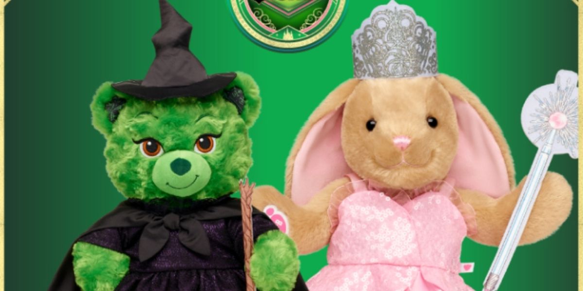 WICKED Teams Up with Build-A-Bear On Glinda and Elphaba Plushies