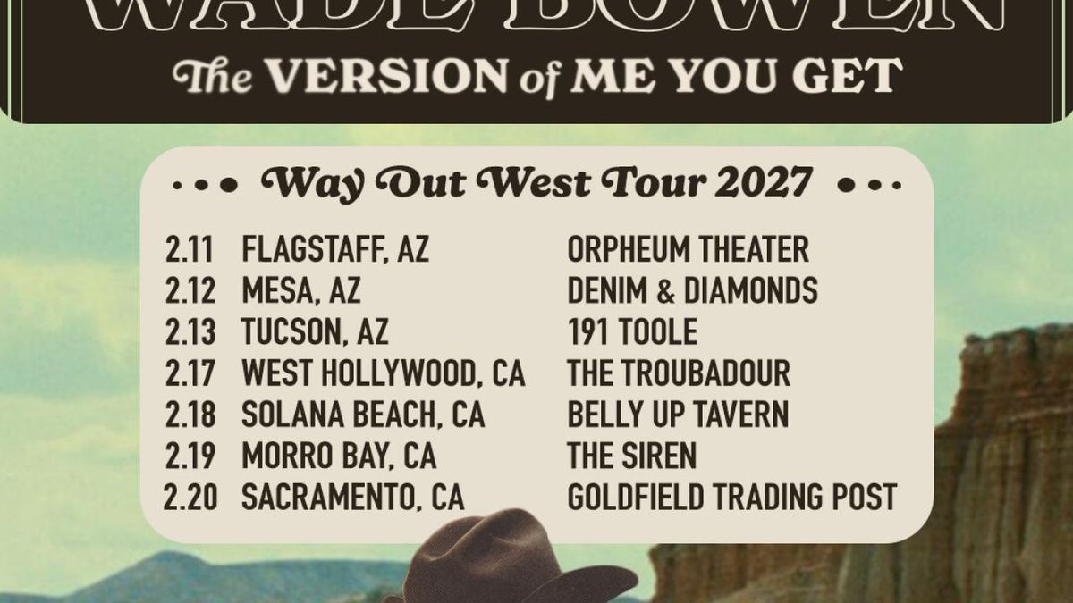 Wade Bowen to Launch Way Out West Tour 2027 in February