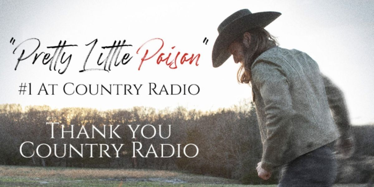 Warren Zeiders Earns His First #1 Single on Country Radio With 'Pretty Little Poison'