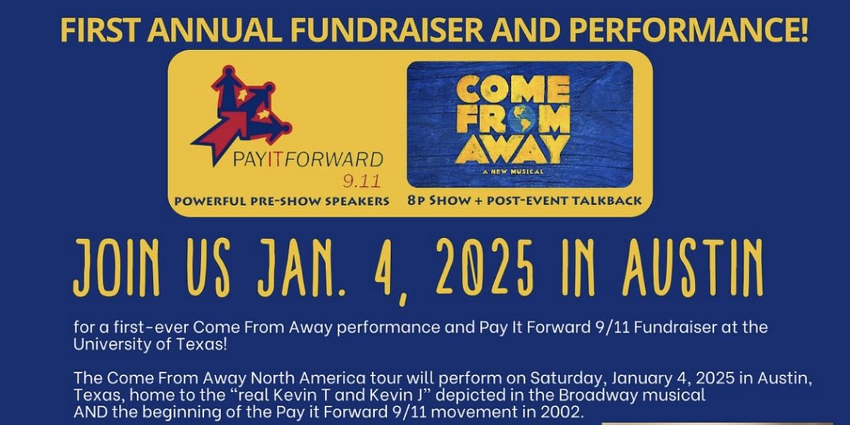 COME FROM AWAY North American Tour to Join Unite For Kindness Fundraiser In Austin