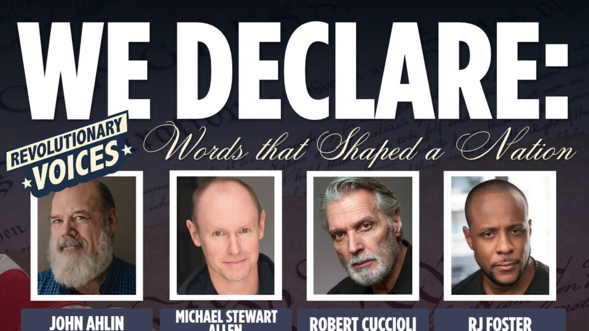 WE DECLARE to Open at Shakespeare Theatre of New Jersey This Month