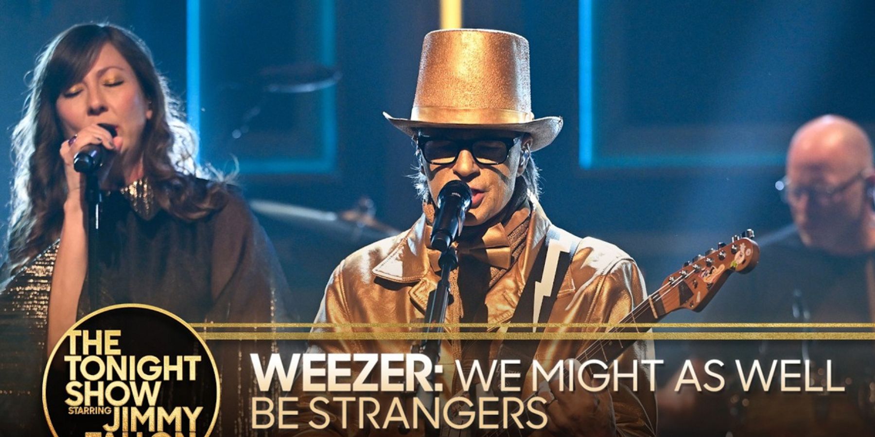 Weezer Performs WE MIGHT AS WELL BE STRANGERS on THE TONIGHT SHOW