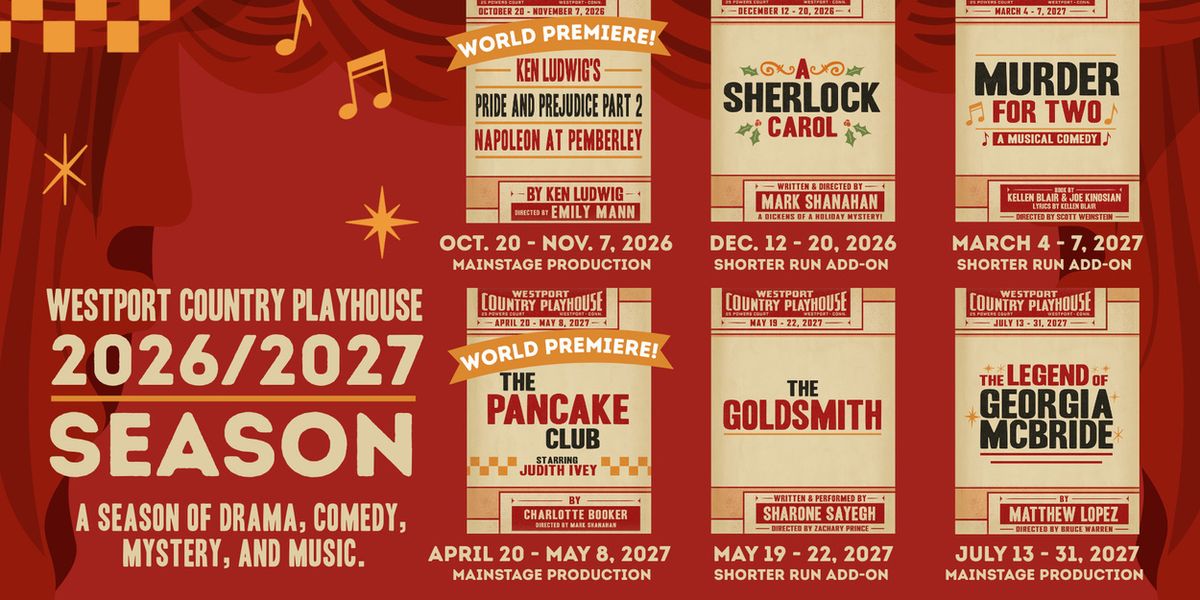 Single Tickets On Sale for Westport Country Playhouse's 2026-27 Season