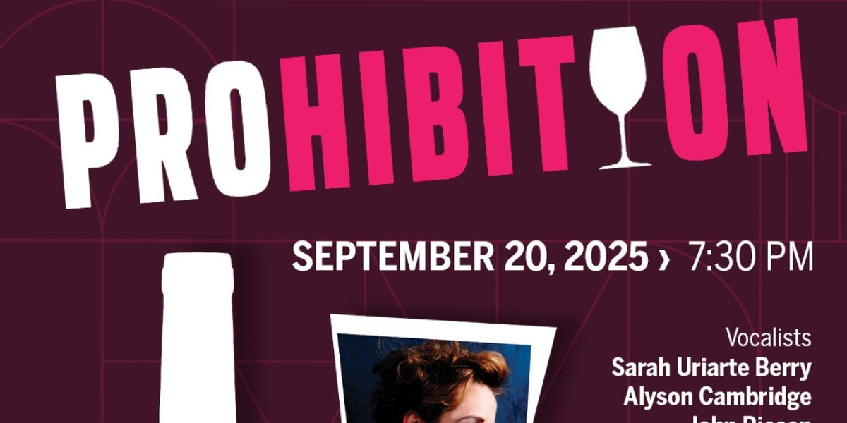 Wheeling Symphony to Open 2025–26 Season With PROHIBITION at the Capitol Theatre