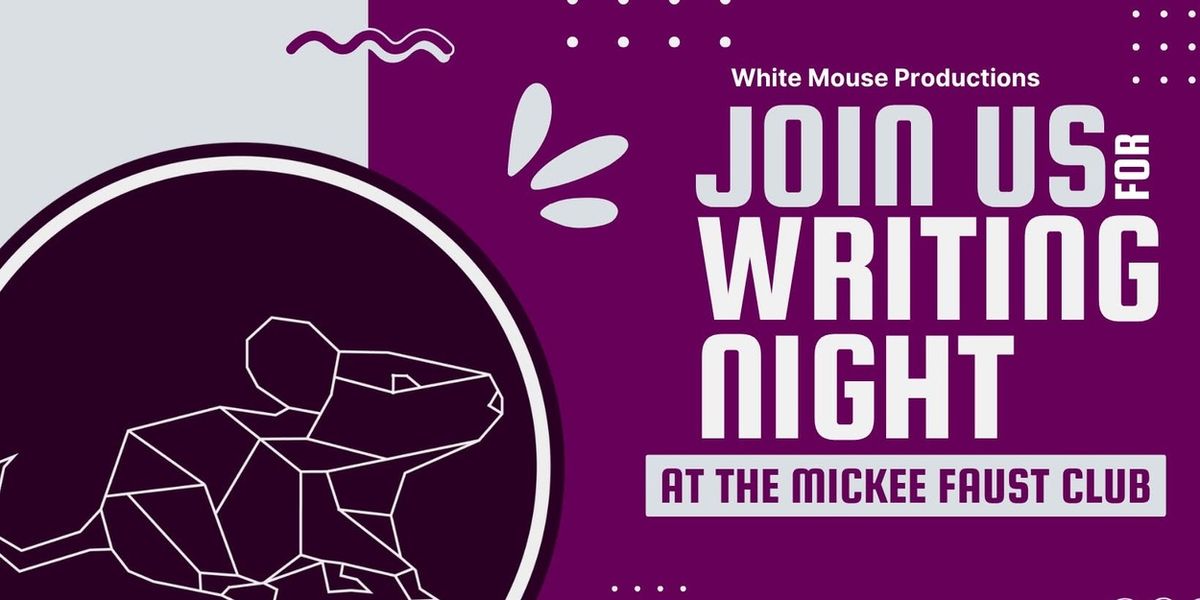 White Mouse Theatre And Mickee Faust Launch Monthly New Works Night For Tallahassee Theatre Artists