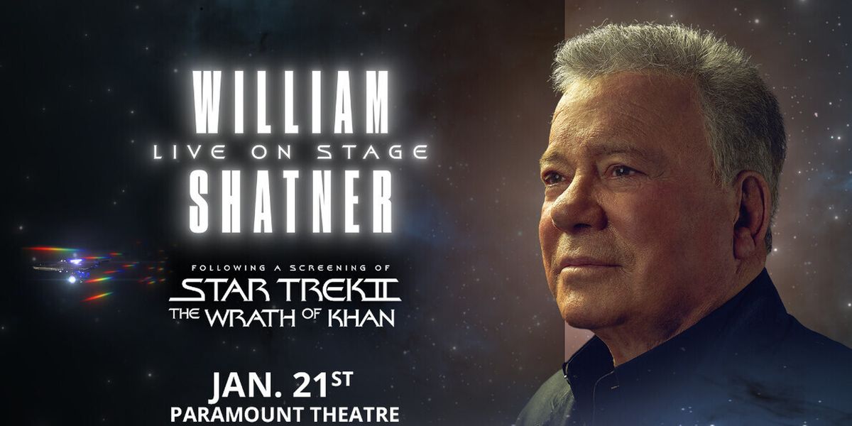 William Shatner to Appear Live at Paramount Theatre After STAR TREK II Screening