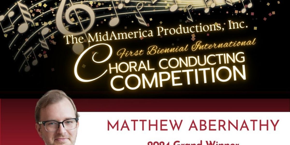 Winners Revealed For Inaugural Biennial International Choral Conducting Competition