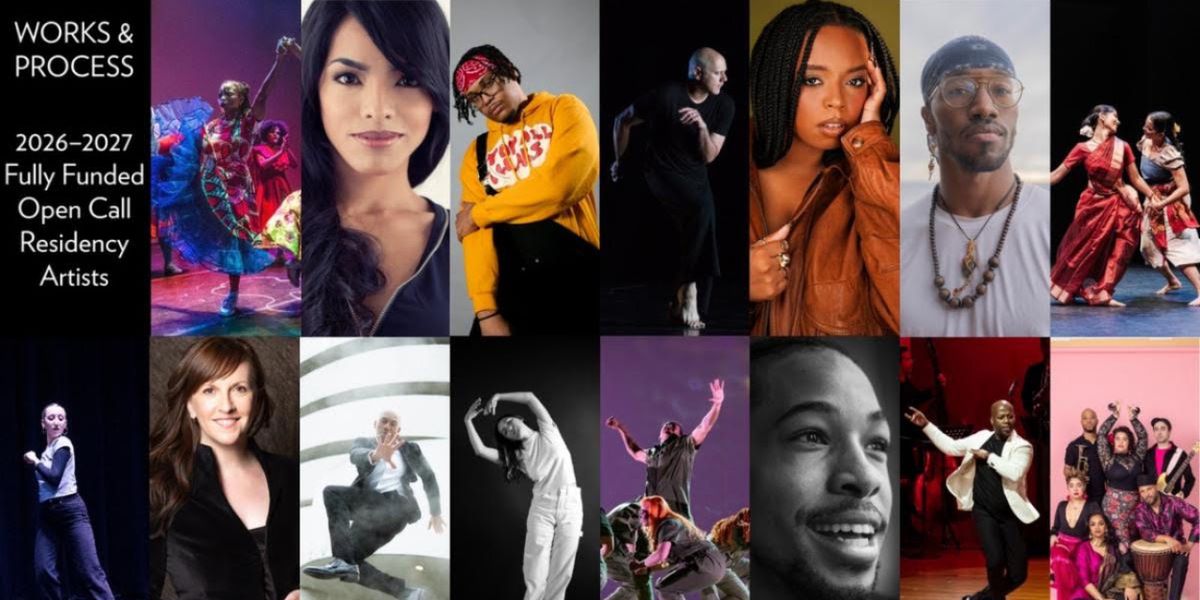 Works & Process to Name 2026-2027 Curated and Open Call Residency Artists
