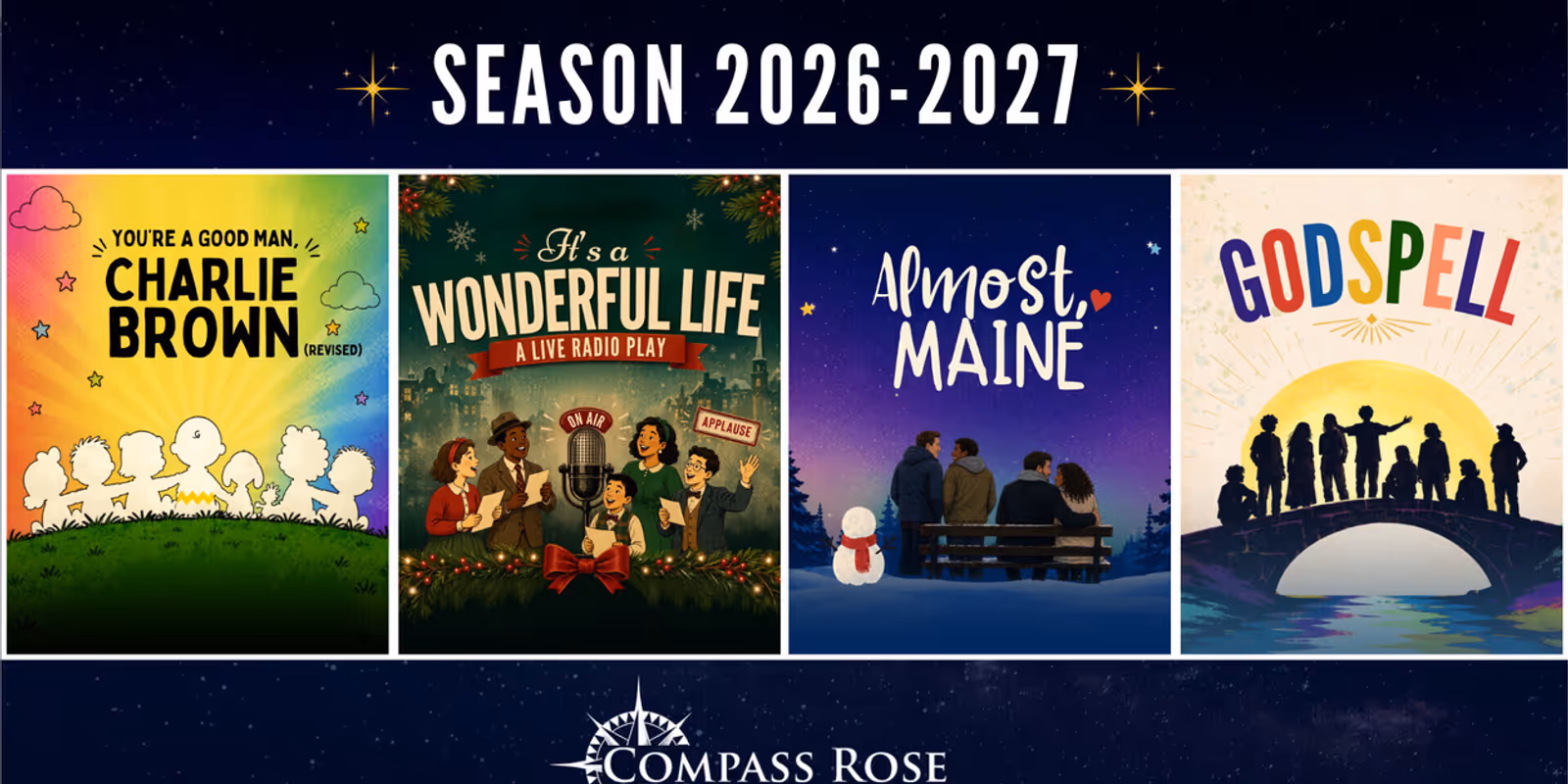 YOU'RE A GOOD MAN, CHARLIE BROWN and More Set for Compass Rose Theater ...