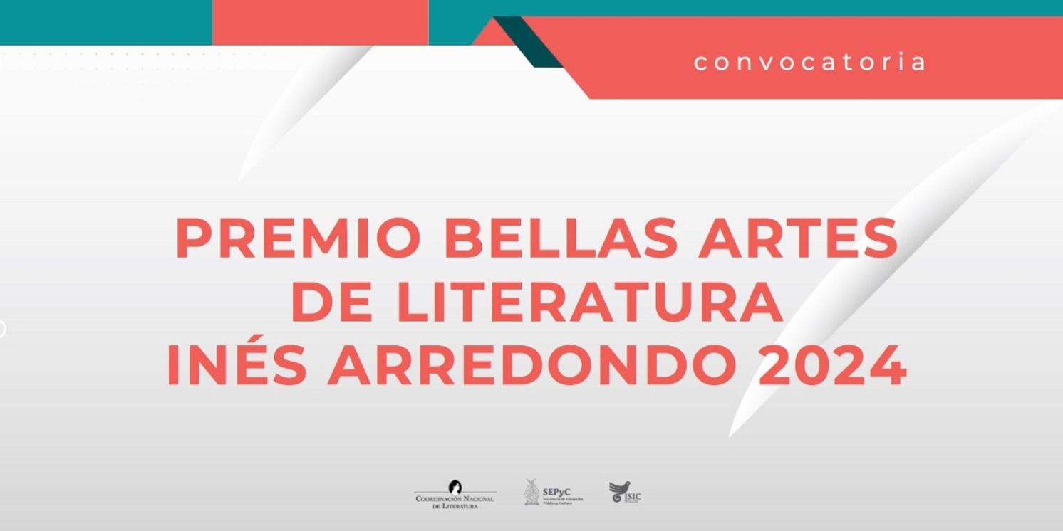 Ya Está Abierta La Convocatoria Al Premio Bellas Artes De Literatura Inés Arredondo 2024  Image