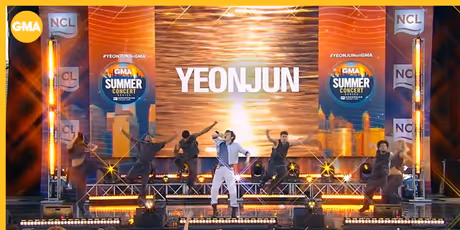 Yeonjun Performs 'Vanilla' From New Album On GMA Summer Concert Series Photo