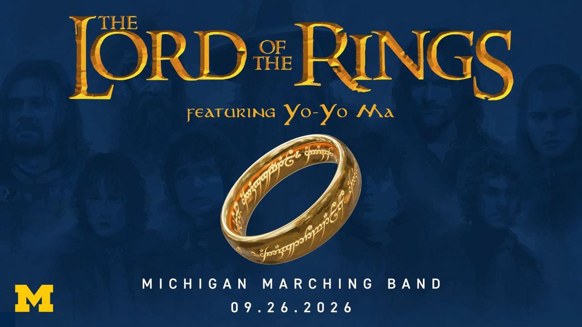 Yo-Yo Ma to Perform THE LORD OF THE RINGS Music with Michigan Marching Band
