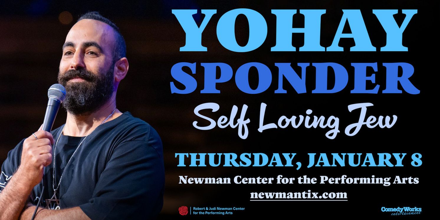Yohay Sponder to Perform at Newman Center For The Performing Arts  Image