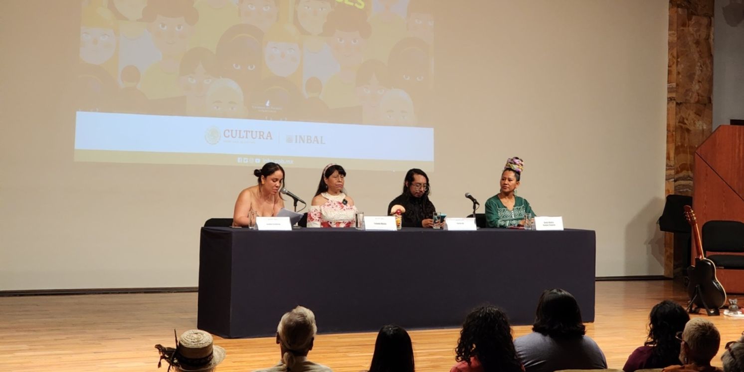 Yolanda Matías, Aleida Violeta Vázquez Y Karloz Atl Comparten Poesía En Lenguas Originarias En El Palacio De Bellas Artes  Image